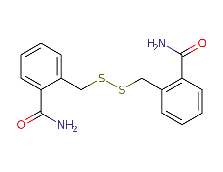 Molecular Structure of 21784-52-1 (Benzamide, 2,2'-[dithiobis(methylene)]bis-)