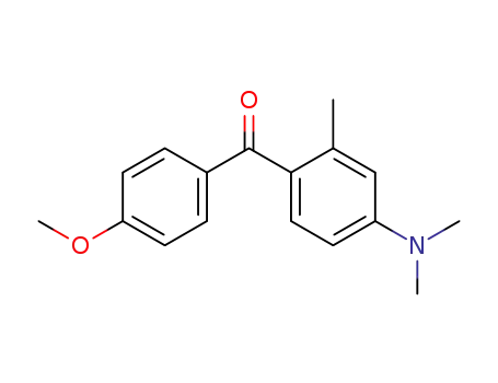 Molecular Structure of 65786-57-4 (Methanone, [4-(dimethylamino)-2-methylphenyl](4-methoxyphenyl)-)