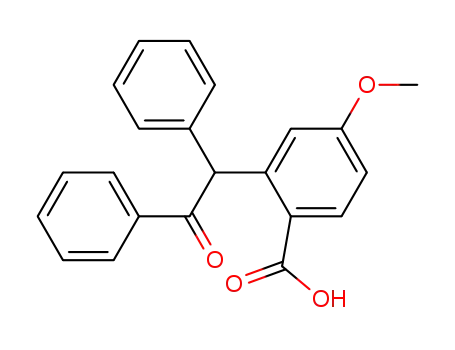 Benzoic acid, 4-methoxy-2-(2-oxo-1,2-diphenylethyl)-
