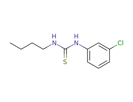 Molecular Structure of 22014-70-6 (Thiourea, N-butyl-N'-(3-chlorophenyl)-)
