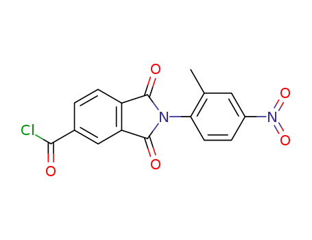 Molecular Structure of 58231-12-2 (1H-Isoindole-5-carbonyl chloride,
2,3-dihydro-2-(2-methyl-4-nitrophenyl)-1,3-dioxo-)