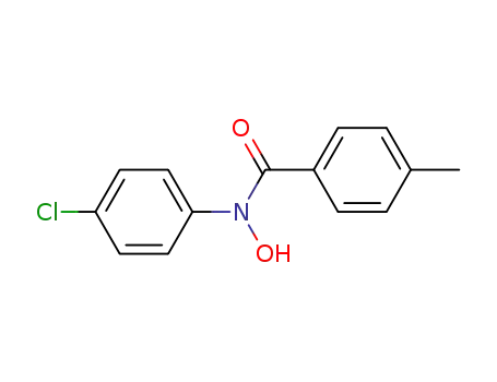 Molecular Structure of 36016-25-8 (Benzamide, N-(4-chlorophenyl)-N-hydroxy-4-methyl-)