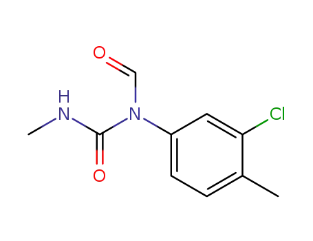 Molecular Structure of 62719-88-4 (Urea, N-(3-chloro-4-methylphenyl)-N-formyl-N'-methyl-)