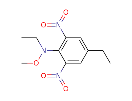 Molecular Structure of 67364-73-2 (Benzenamine, N,4-diethyl-N-methoxy-2,6-dinitro-)