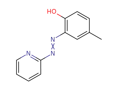 Molecular Structure of 19406-16-7 (Phenol, 4-methyl-2-(2-pyridinylazo)-)