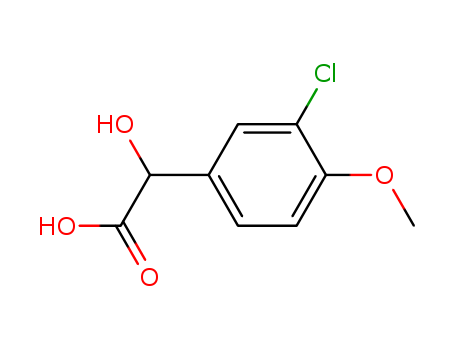 3-Chlor-4-methoxy-mandelsaeure