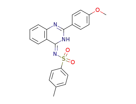 Molecular Structure of 61364-51-0 (Benzenesulfonamide, N-[2-(4-methoxyphenyl)-4-quinazolinyl]-4-methyl-)