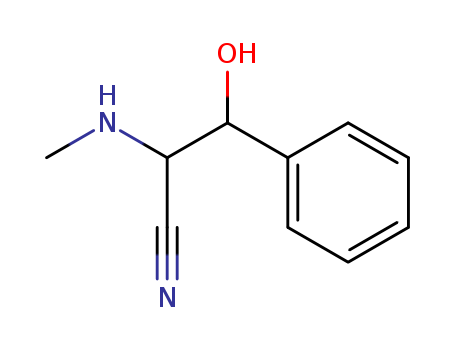 Benzenepropanenitrile, b-hydroxy-a-(methylamino)- cas  64399-68-4