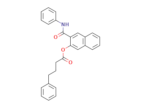 Molecular Structure of 96179-45-2 (BENZOSALICYLANILIDE GAMMA-PHENYLBUTYRATE)