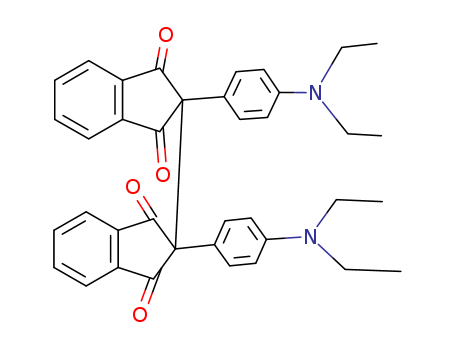 [2,2'-Bi-1H-indene]-1,1',3,3'(2H,2'H)-tetrone, 2,2'-bis[4-(diethylamino)phenyl]-