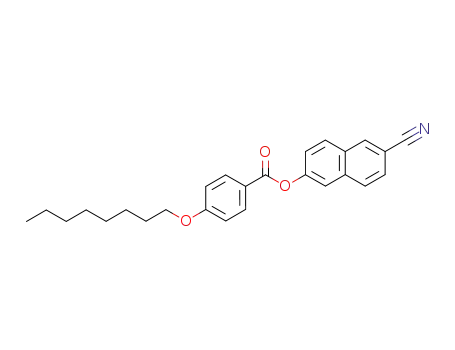 Benzoic acid, 4-(octyloxy)-, 6-cyano-2-naphthalenyl ester