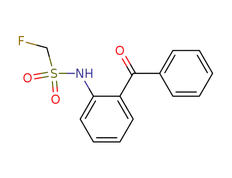 Molecular Structure of 22736-92-1 (Methanesulfonamide, N-(2-benzoylphenyl)-1-fluoro-)
