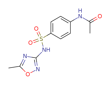 Acetamide, N-[4-[[(5-methyl-1,2,4-oxadiazol-3-yl)amino]sulfonyl]phenyl]-
