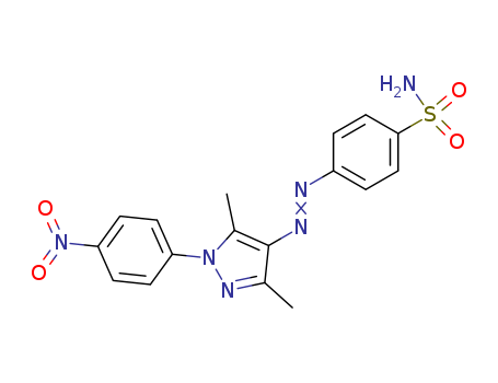 Benzenesulfonamide,
4-[[3,5-dimethyl-1-(4-nitrophenyl)-1H-pyrazol-4-yl]azo]-