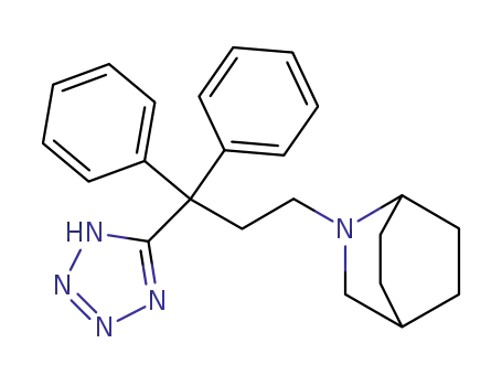 2-Azabicyclo[2.2.2]octane, 2-[3,3-diphenyl-3-(1H-tetrazol-5-yl)propyl]-