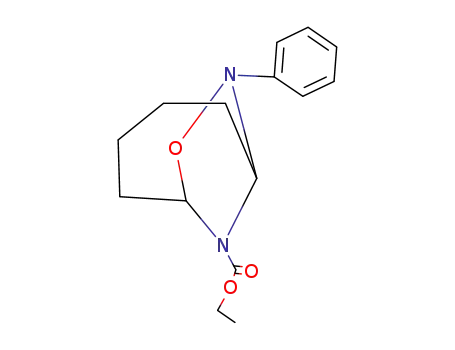 Molecular Structure of 20089-11-6 (7-Oxa-8,9-diazabicyclo[4.2.1]nonane-9-carboxylic acid, 8-phenyl-, ethyl
ester)