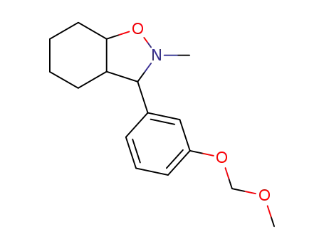 1,2-Benzisoxazole, octahydro-3-[3-(methoxymethoxy)phenyl]-2-methyl-