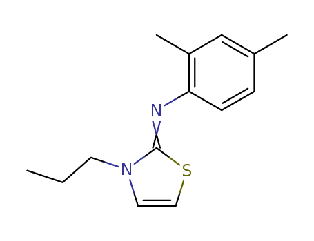 Benzenamine, 2,4-dimethyl-N-(3-propyl-2(3H)-thiazolylidene)-
