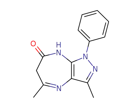 Pyrazolo[3,4-b][1,4]diazepin-7(1H)-one,
6,8-dihydro-3,5-dimethyl-1-phenyl-