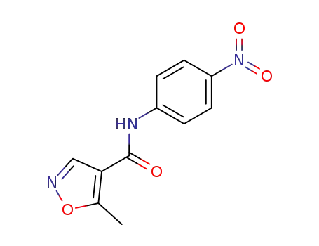 4-Isoxazolecarboxamide, 5-methyl-N-(4-nitrophenyl)-