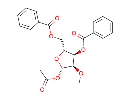 β-D-Ribofuranose, 2-O-methyl-, 1-acetate 3,5-dibenzoate