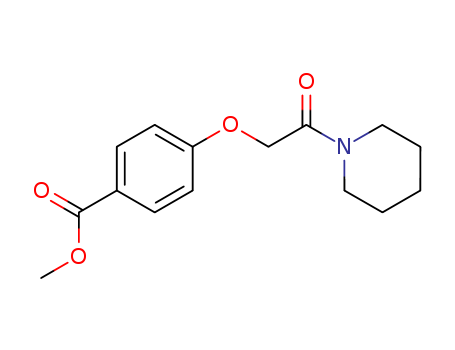 4-(2-Oxo-2-piperidin-1-yl-ethoxy)-benzoic acid methyl ester