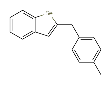 Molecular Structure of 50634-13-4 (Benzo[b]selenophene, 2-[(4-methylphenyl)methyl]-)