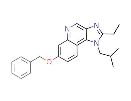 Molecular Structure of 847577-57-5 (1H-Imidazo[4,5-c]quinoline,
2-ethyl-1-(2-methylpropyl)-7-(phenylmethoxy)-)