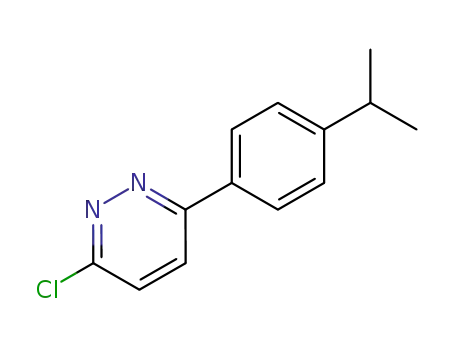 Molecular Structure of 59955-95-2 (3-Chloro-6-[4-(1-methylethyl)phenyl]-pyridazine)