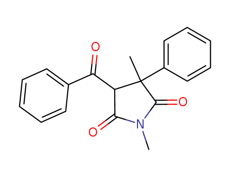 2,5-Pyrrolidinedione, 4-benzoyl-1,3-dimethyl-3-phenyl-