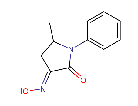 2,3-Pyrrolidinedione,5-methyl-1-phenyl-, 3-oxime