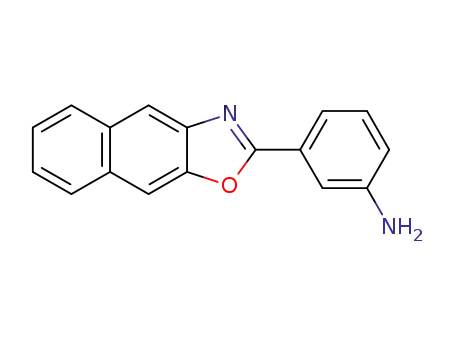 Benzenamine, 3-naphth[2,3-d]oxazol-2-yl-