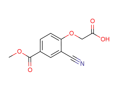 Benzoic acid, 4-(carboxymethoxy)-3-cyano-, 1-methyl ester