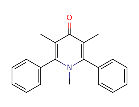 Molecular Structure of 54893-67-3 (4(1H)-Pyridinone, 1,3,5-trimethyl-2,6-diphenyl-)