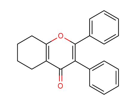 4H-1-Benzopyran-4-one, 5,6,7,8-tetrahydro-2,3-diphenyl-