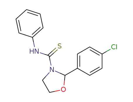 3-Oxazolidinecarbothioamide, 2-(4-chlorophenyl)-N-phenyl-