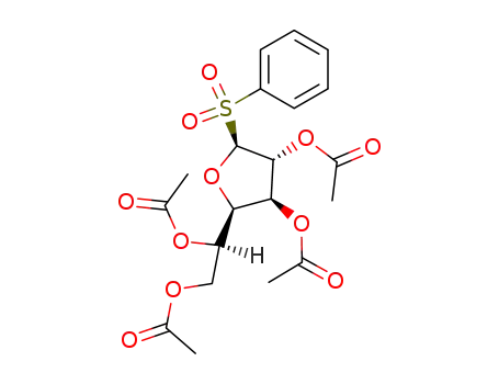 Phenyl 2,3,5,6-tetra-O-acetyl-β-D-glucofuranosyl sulfon