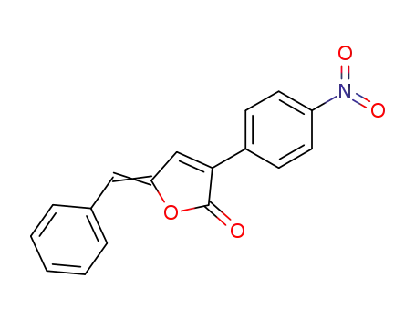 2(5H)-Furanone, 3-(4-nitrophenyl)-5-(phenylmethylene)-
