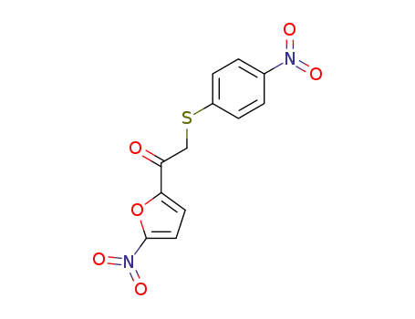 Ethanone, 1-(5-nitro-2-furanyl)-2-[(4-nitrophenyl)thio]-