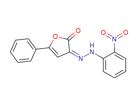 Molecular Structure of 62160-58-1 (2,3-Furandione, 5-phenyl-, 3-[(2-nitrophenyl)hydrazone])