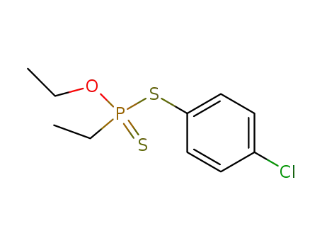 Molecular Structure of 2984-64-7 (O-ETHYLS-(4-CHLOROPHENYL)ETHYLPHOSPHONODITHIOATE)