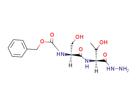 Molecular Structure of 7390-17-2 (L-Threonine, N-[N-[(phenylmethoxy)carbonyl]-L-seryl]-, hydrazide)