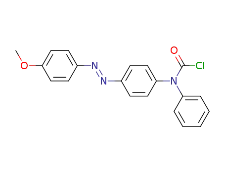 Molecular Structure of 50886-25-4 (Carbamic chloride, [4-[(4-methoxyphenyl)azo]phenyl]phenyl-, (E)-)