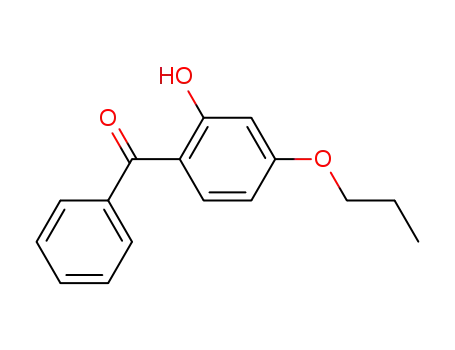 Molecular Structure of 3088-11-7 (Methanone, (2-hydroxy-4-propoxyphenyl)phenyl-)
