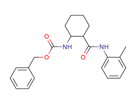 Carbamic acid, [2-[[(2-methylphenyl)amino]carbonyl]cyclohexyl]-,
phenylmethyl ester, cis-