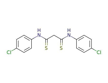 Molecular Structure of 5308-16-7 (Propanedithioamide, N,N'-bis(4-chlorophenyl)-)