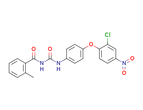 Benzamide,  N-[[[4-(2-chloro-4-nitrophenoxy)phenyl]amino]carbonyl]-2-methyl-