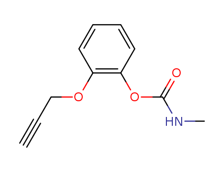 METHYLCARBAMIC ACID-o-(2-PROPYNYLOXY)PHENYL ESTER