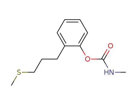 [2-(3-methylsulfanylpropyl)phenyl] N-methylcarbamate