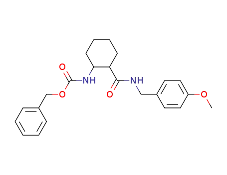Carbamic acid,
[2-[[[(4-methoxyphenyl)methyl]amino]carbonyl]cyclohexyl]-, phenylmethyl
ester, cis-